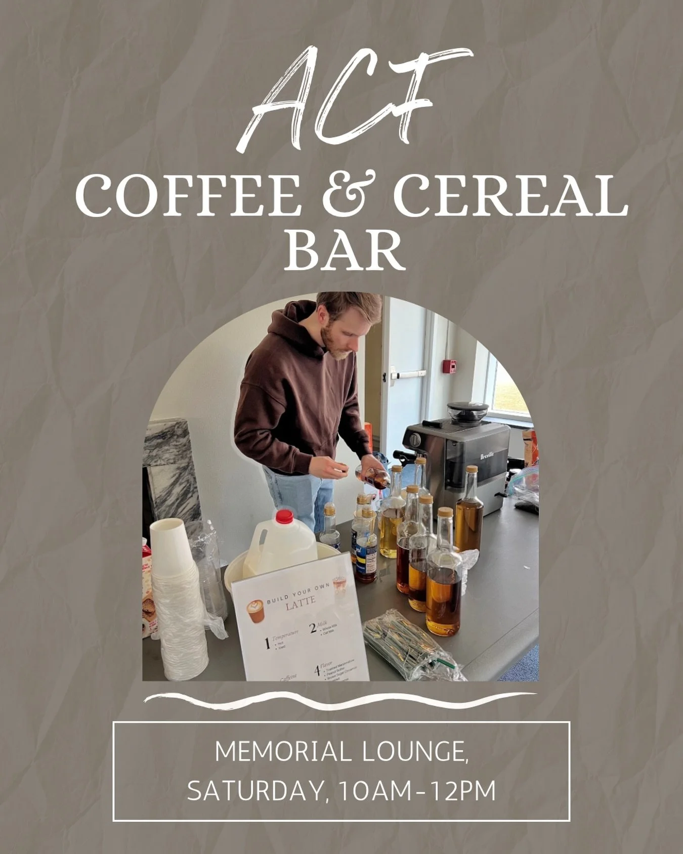 Come join us this Saturday for some coffee and breakfast!! ☕️