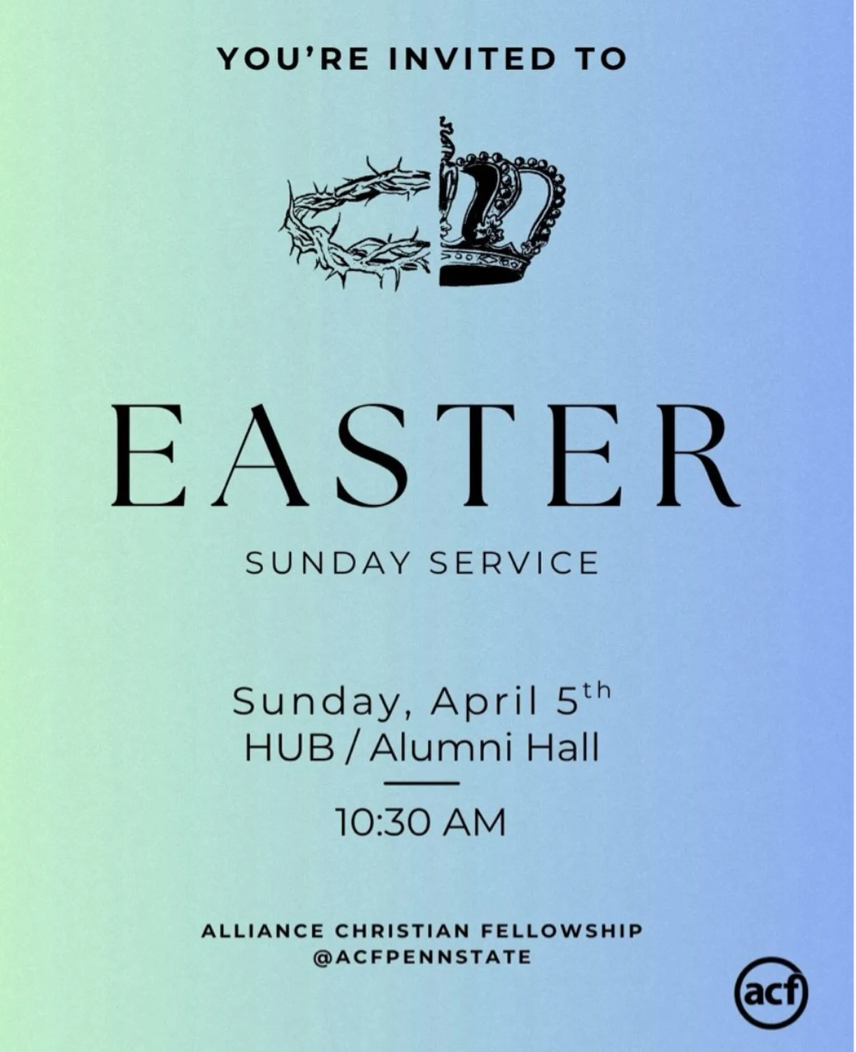 Come join us this Easter Service!