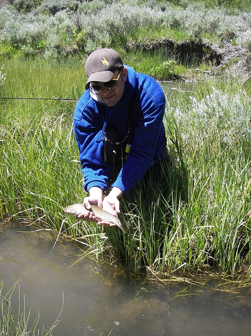 The Colorado River Cutthroat Trout. I caught this one in 2010. There is no time limit on catching the trout. 