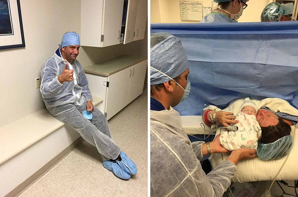 before and after - we went in to the hospital on a Tuesday night, and Theo was born at 1 AM-ish on Thursday - the rest of the time I was in INTENSE labor. I think Max is forever traumatized. 
