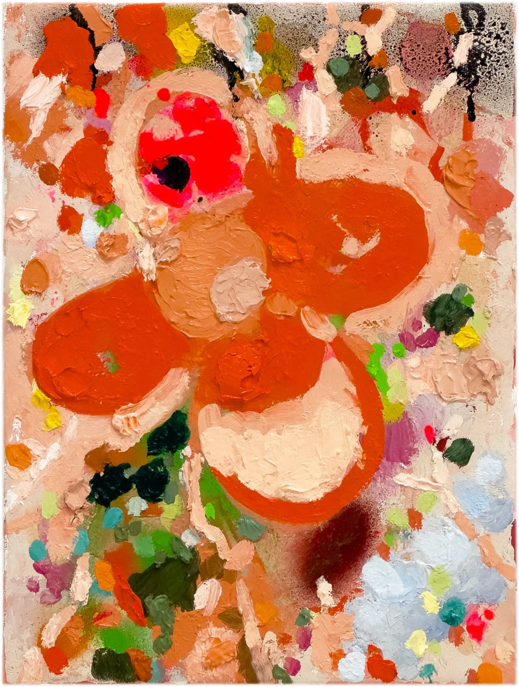  Untitled, 2023, oil and spray paint on linen, 31 x 23 cm.&nbsp;Private collection (Spain). 