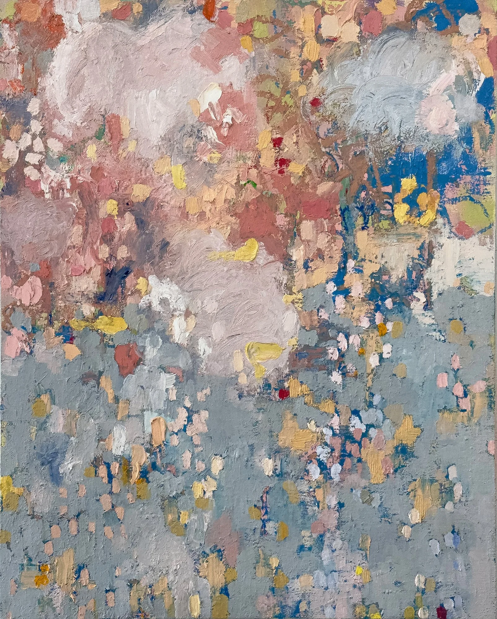  Untitled, 2026, oil and acrylic on linen, 75 × 60 cm 