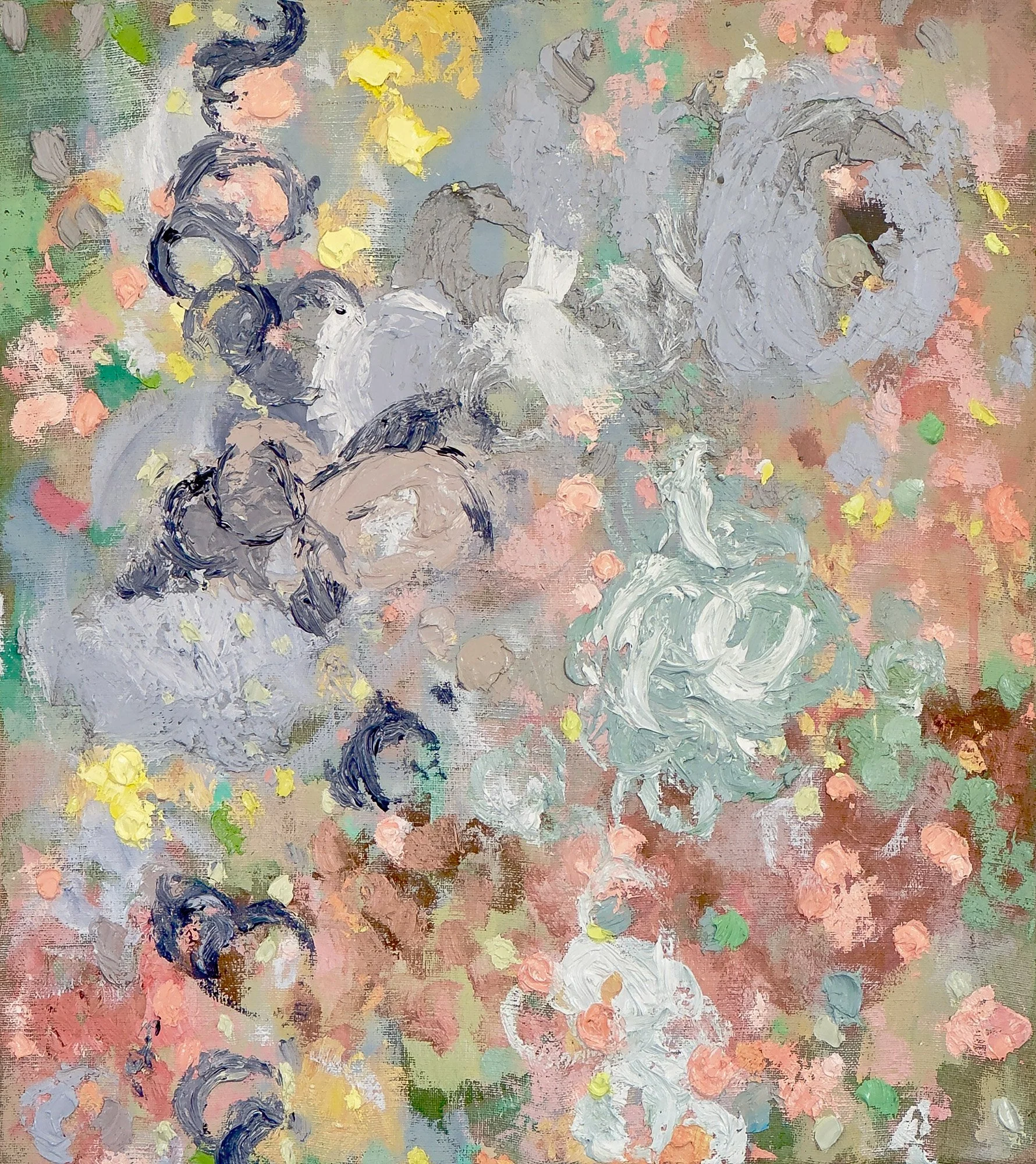  Untitled, 2025, oil on linen, 50 × 40 cm 