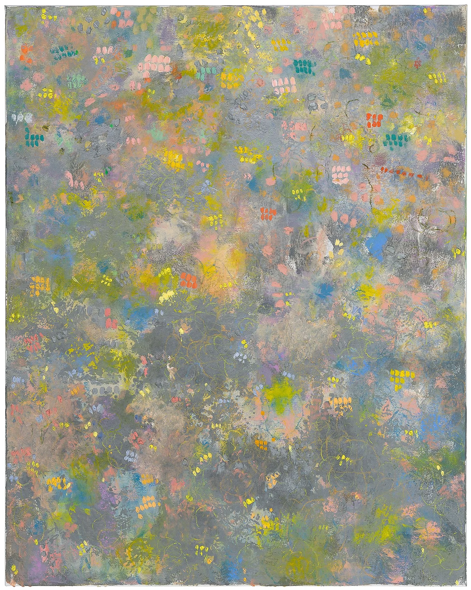  Untitled, 2025, oil and acrulic on canvas, 100 × 80 cm 