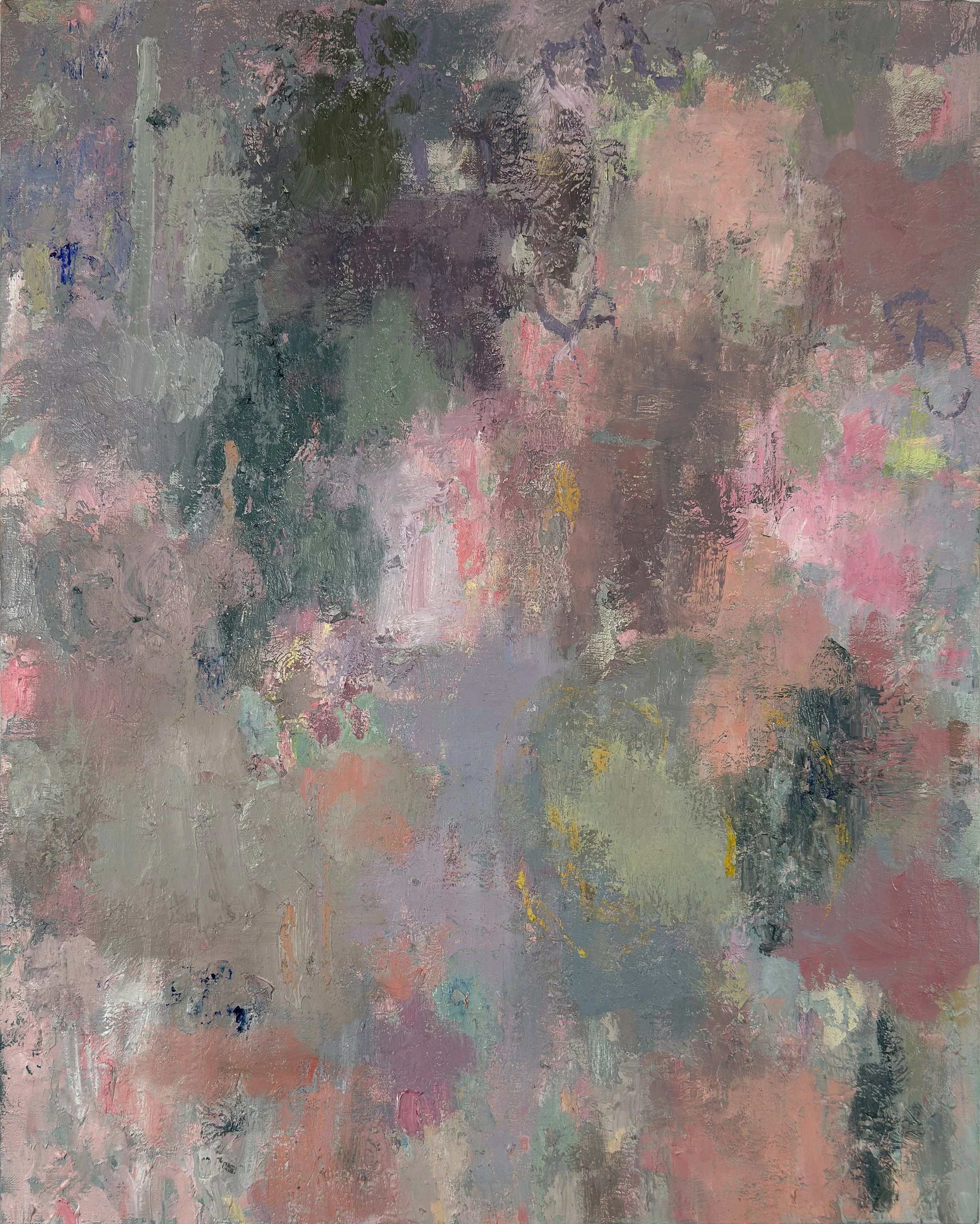   Sediment 1 , 2026, oil on linen, 75 x 60 cm 