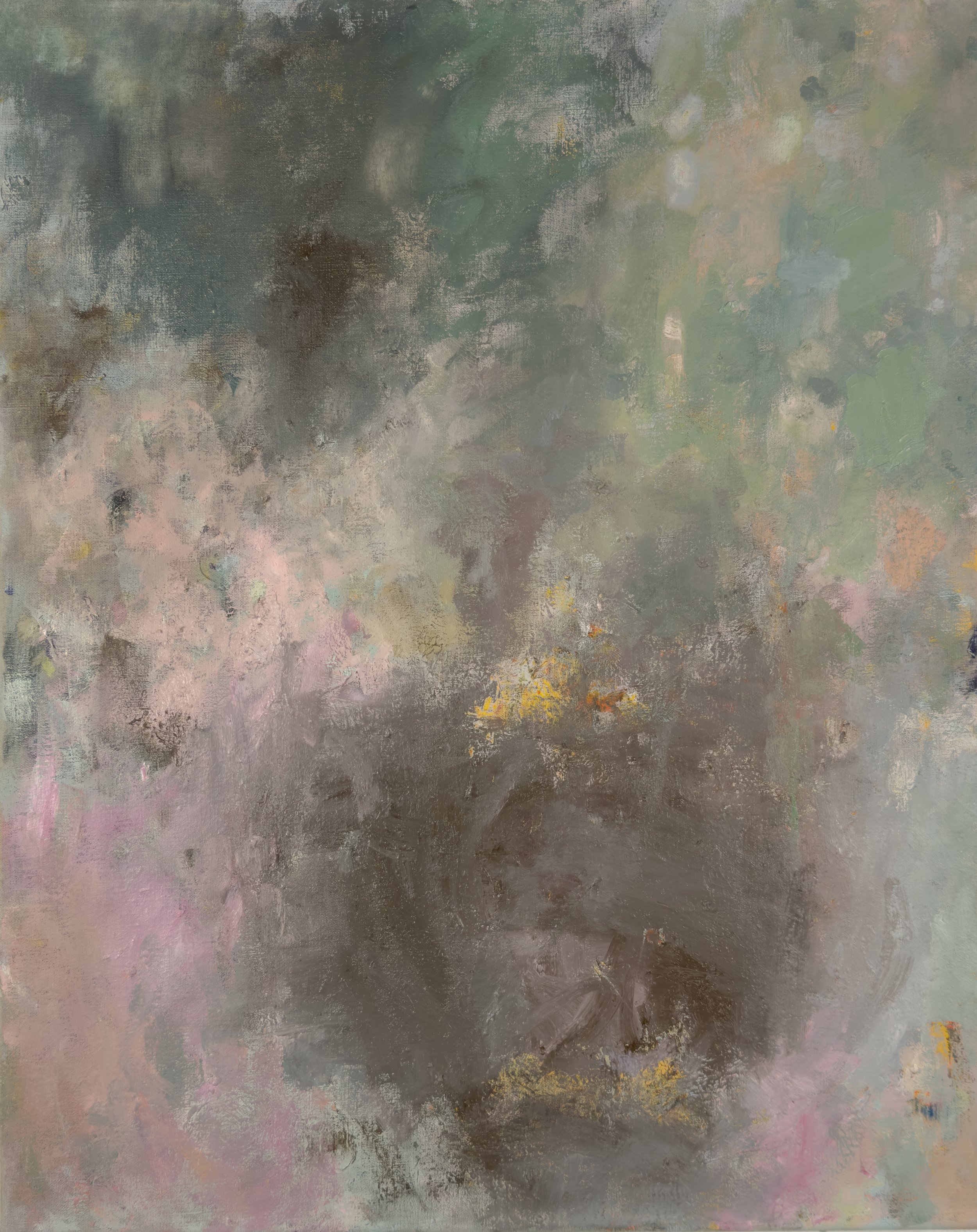   Sediment 3 , 2026, oil on linen, 75 x 60 cm 