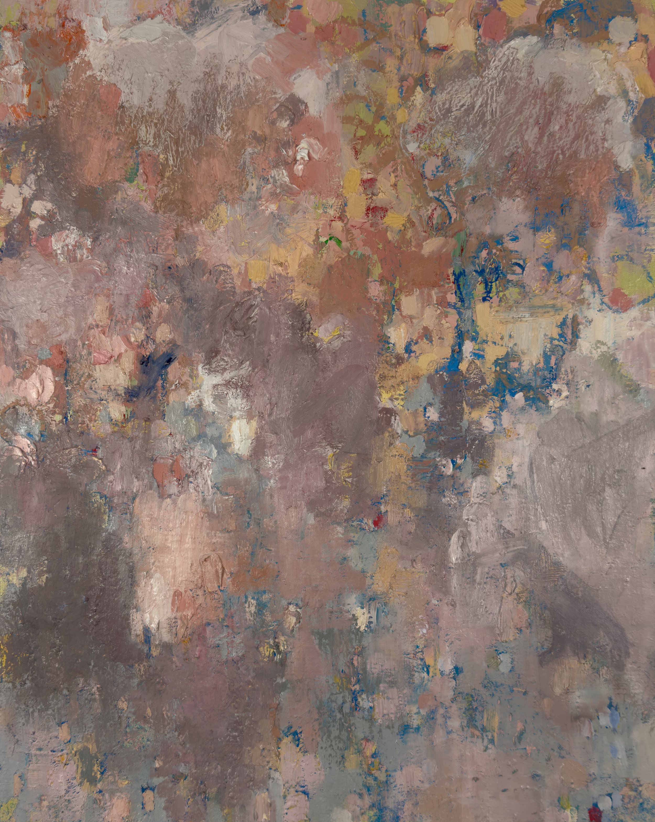   Sediment 4 , 2026, oil on linen, 75 x 60 cm 
