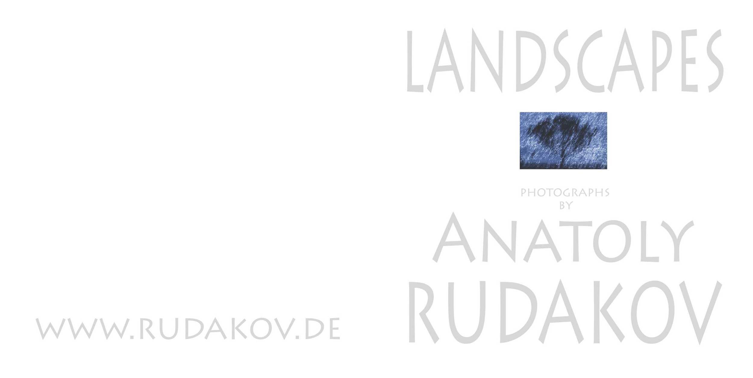 Front page, Landscape Catalogue, 2014
