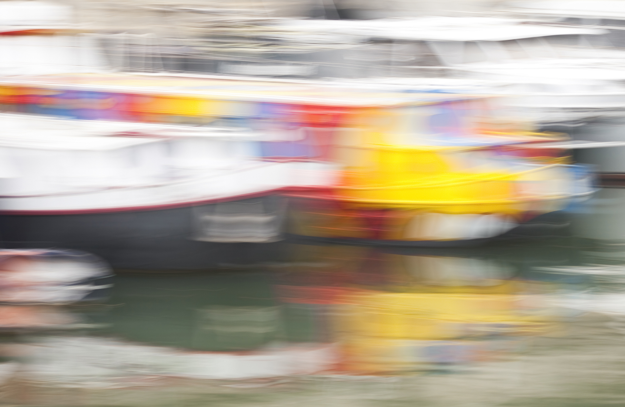 Boats on the Seine. Paris, 2013