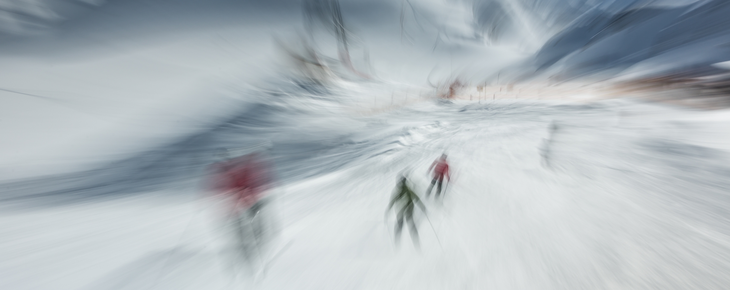 Ski piste on Stubai Glacier, 2013