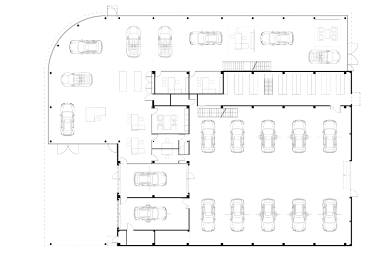 DOARCHITECTS Porshe showroom