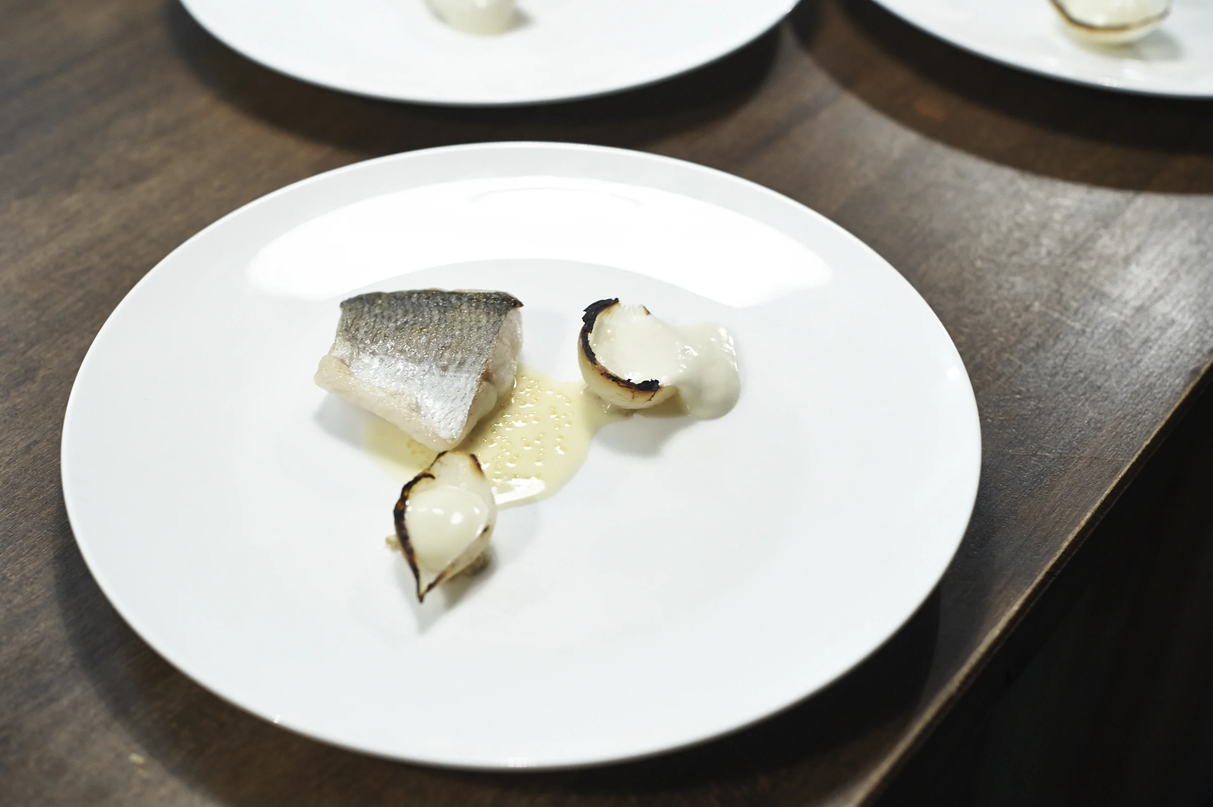 Felchen, Absynth, Beurre blanc & Senf