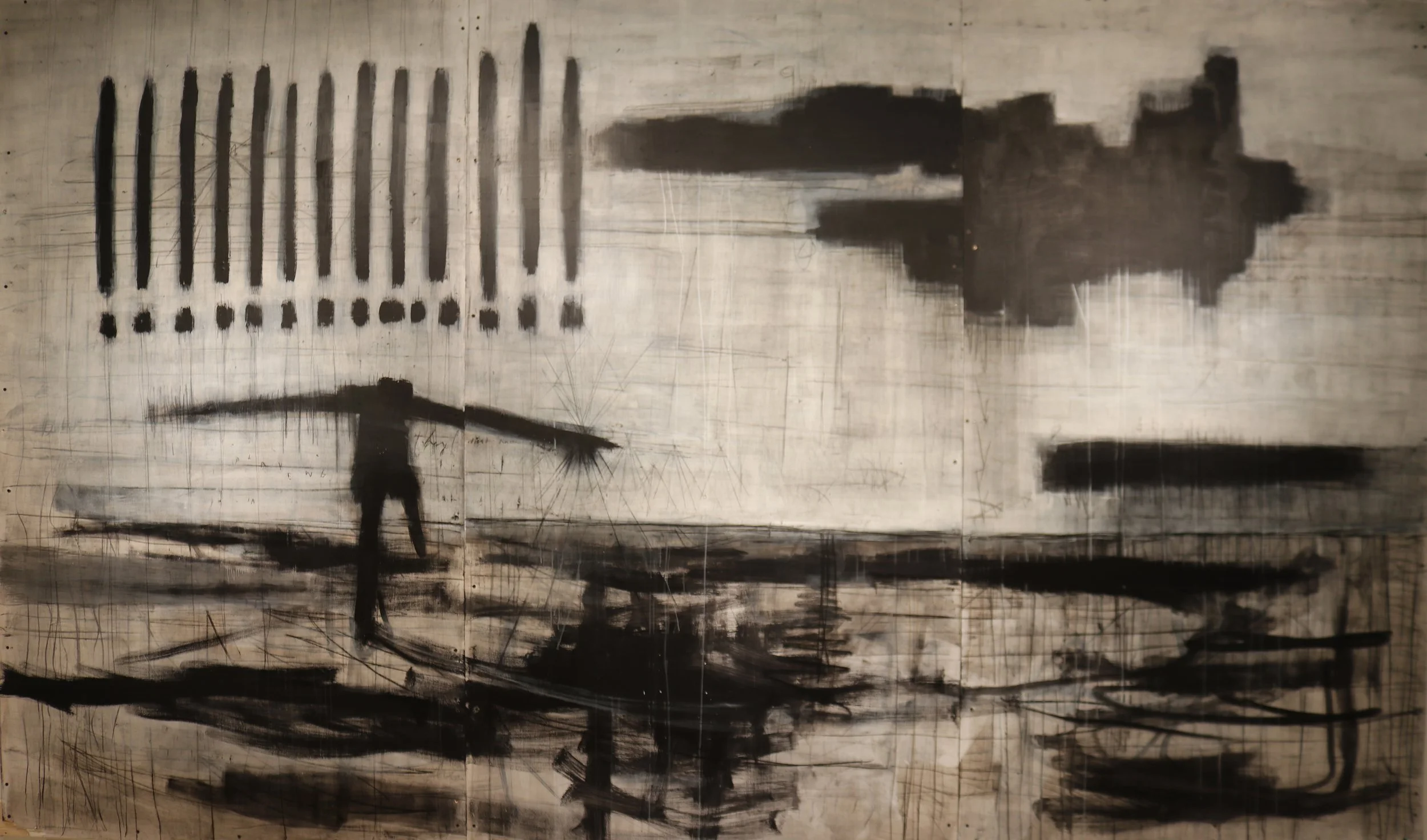 Open To Receive  84"x144" Mixed Media on Panel $70,000.00