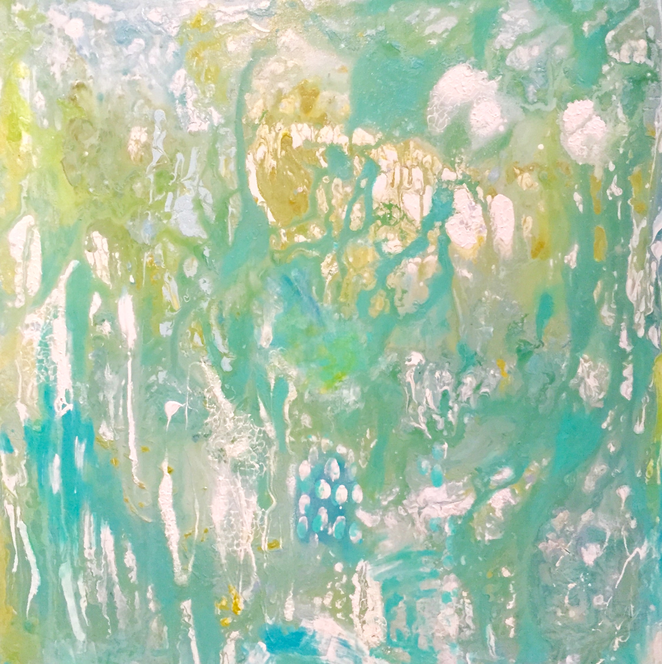 Tranquility Serenade 36” x 36” x 1.5” acrylic on canvas Sold