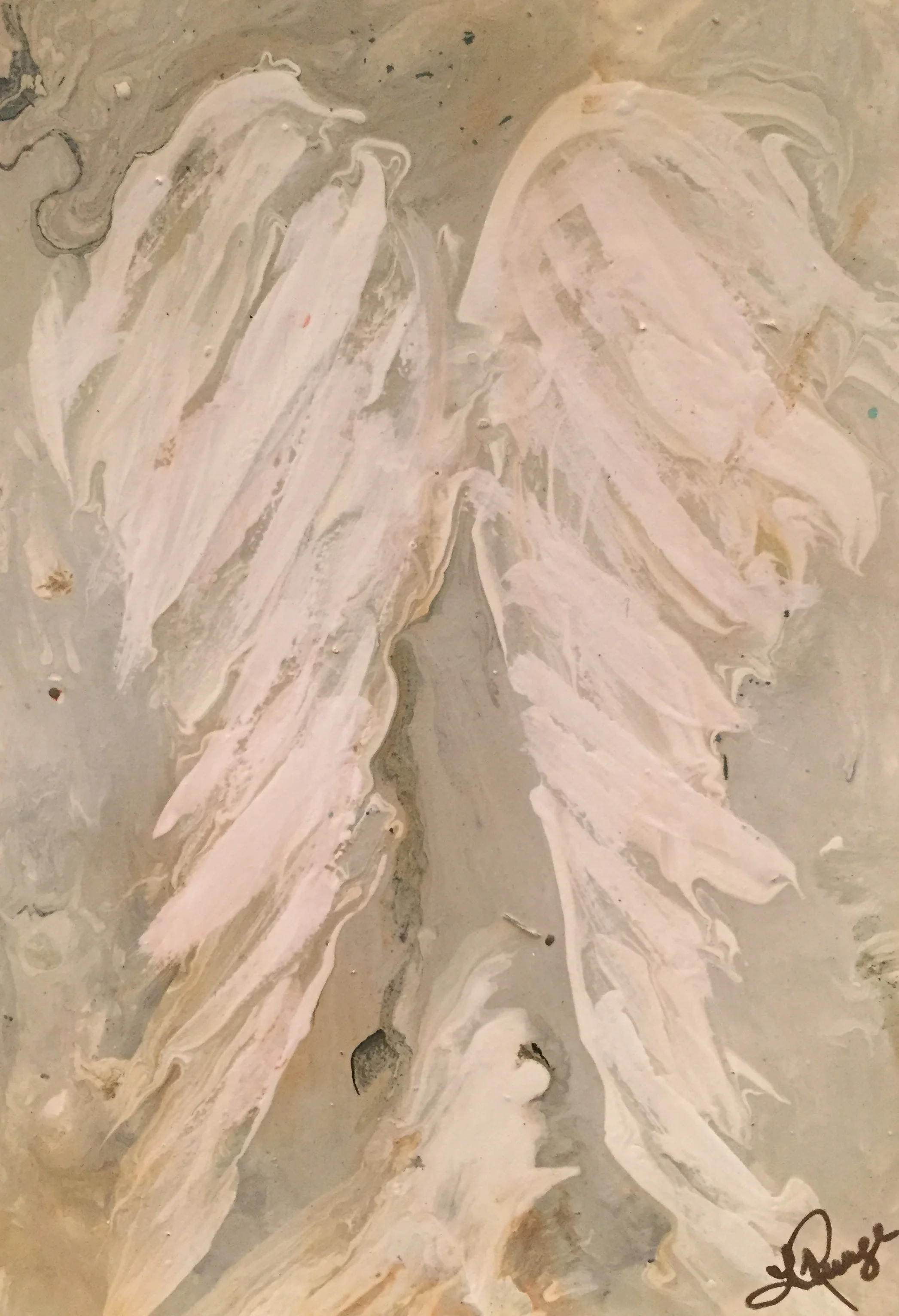 On Watch 36" x 48" x 1.5” mixed media on canvas Sold