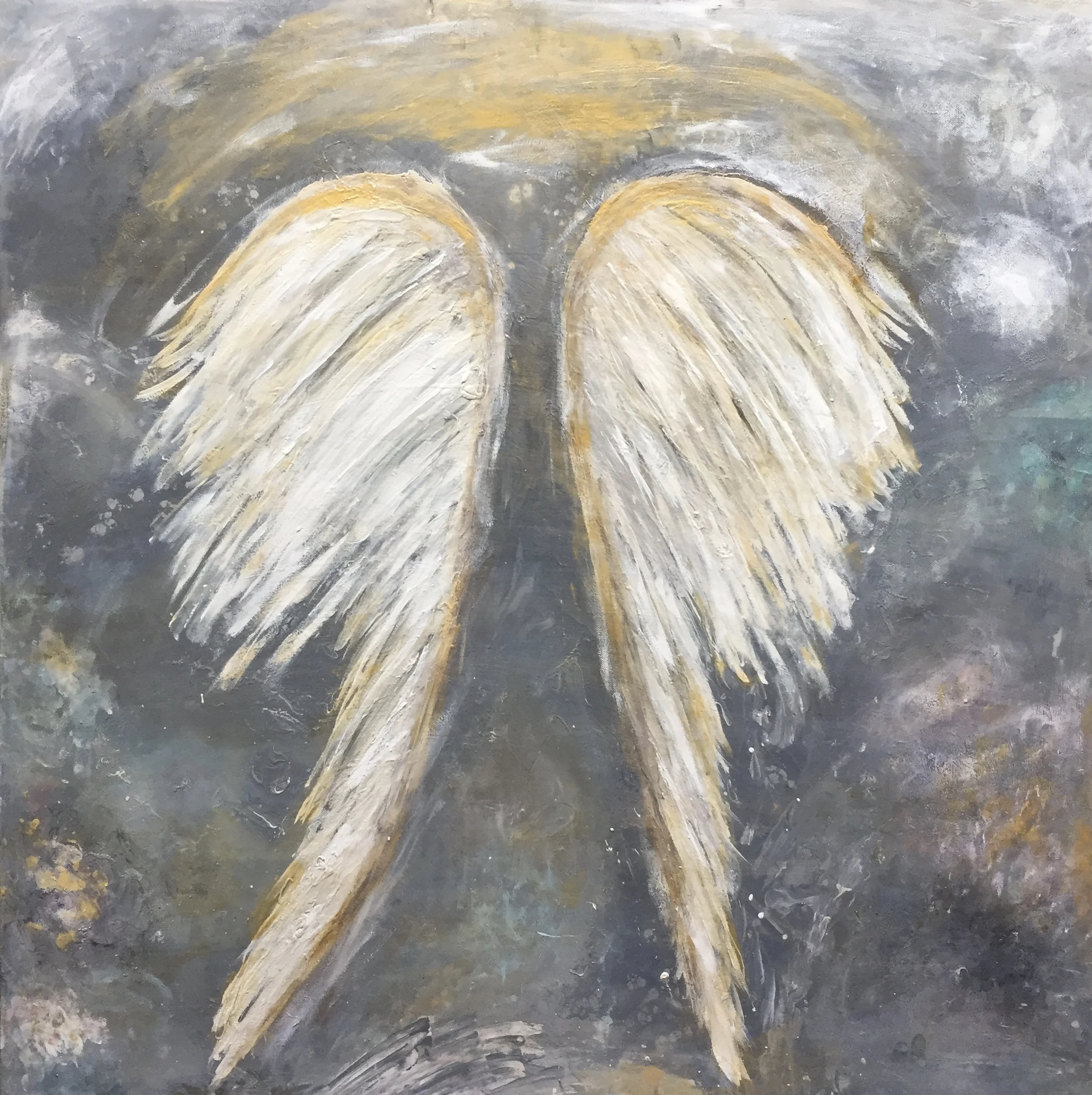 Heavenly Hope 36" x 36"x 1.5” acrylic on canvas $1,100 Available