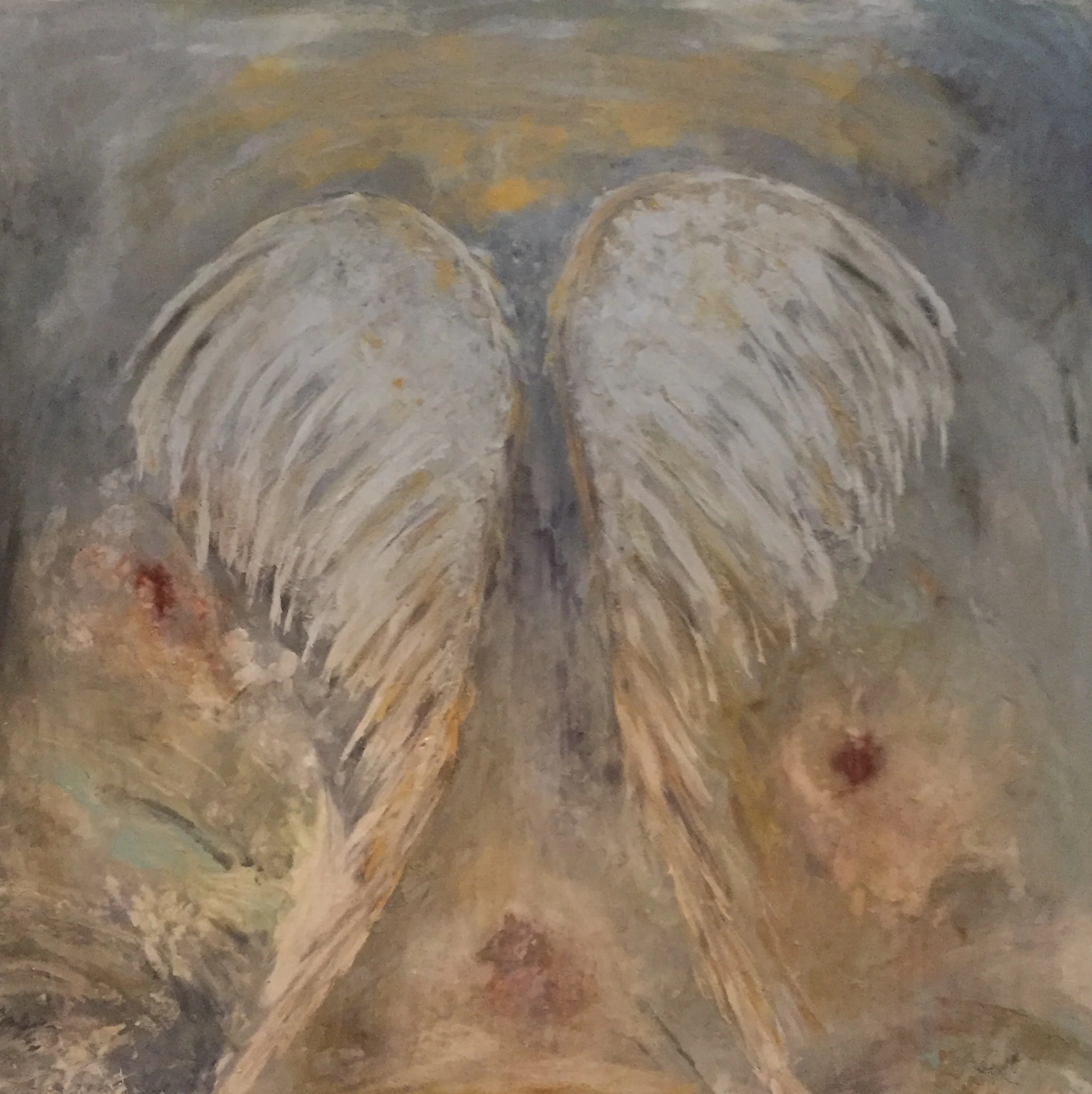 The Guardian 36" x 36" x 1.5” acrylic on canvas Sold