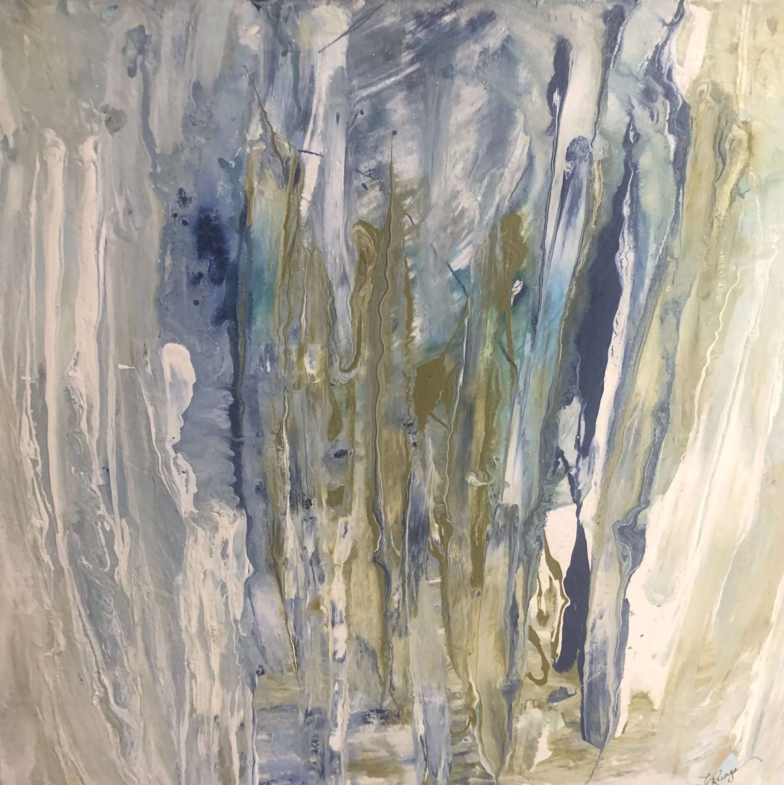 Summer Shower 20” x 20” x 1.5” acrylic on canvas $340 Available