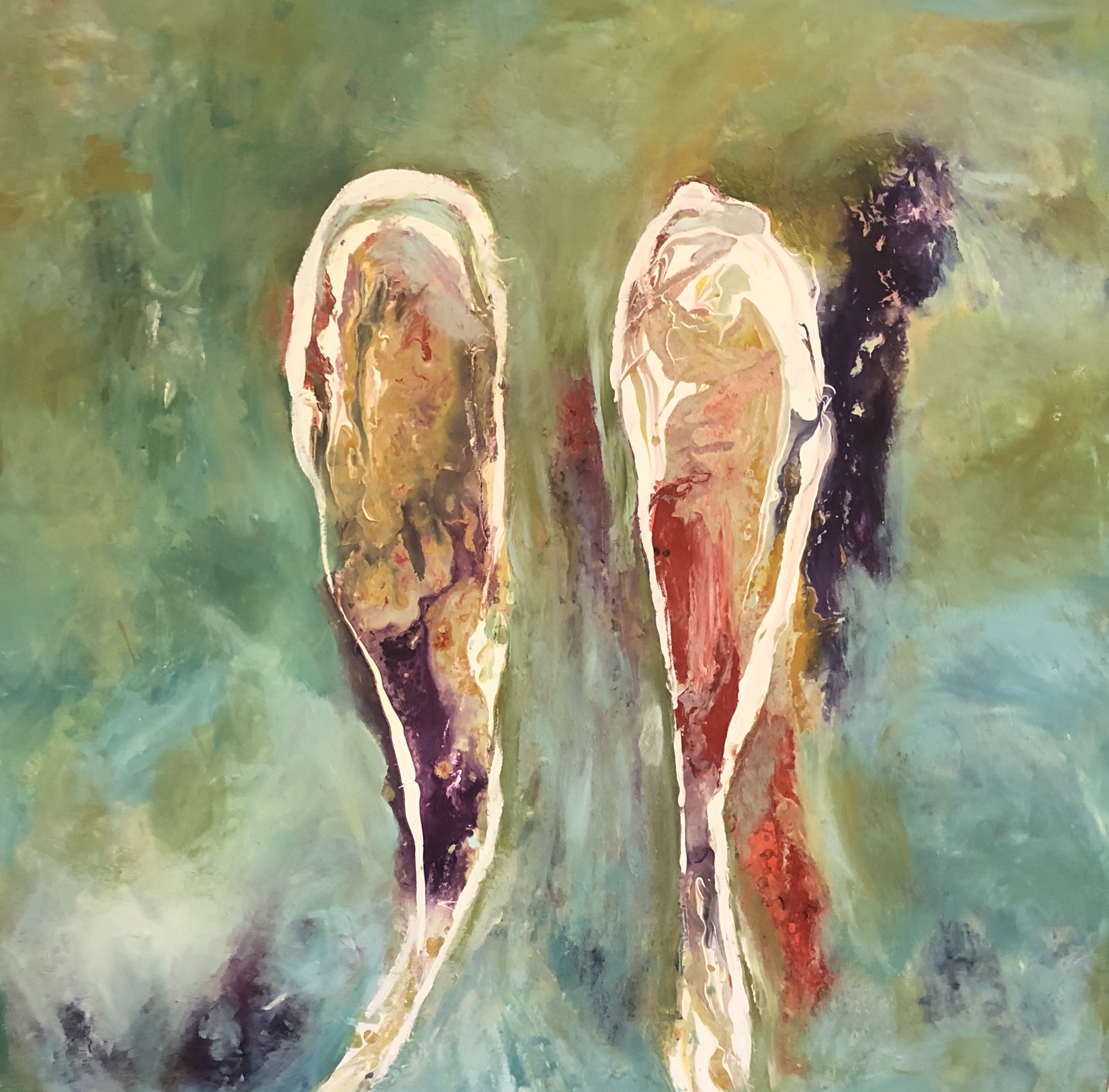 Guardian of Hope 36” x 36” X 1.5” acrylic on canvas Sold