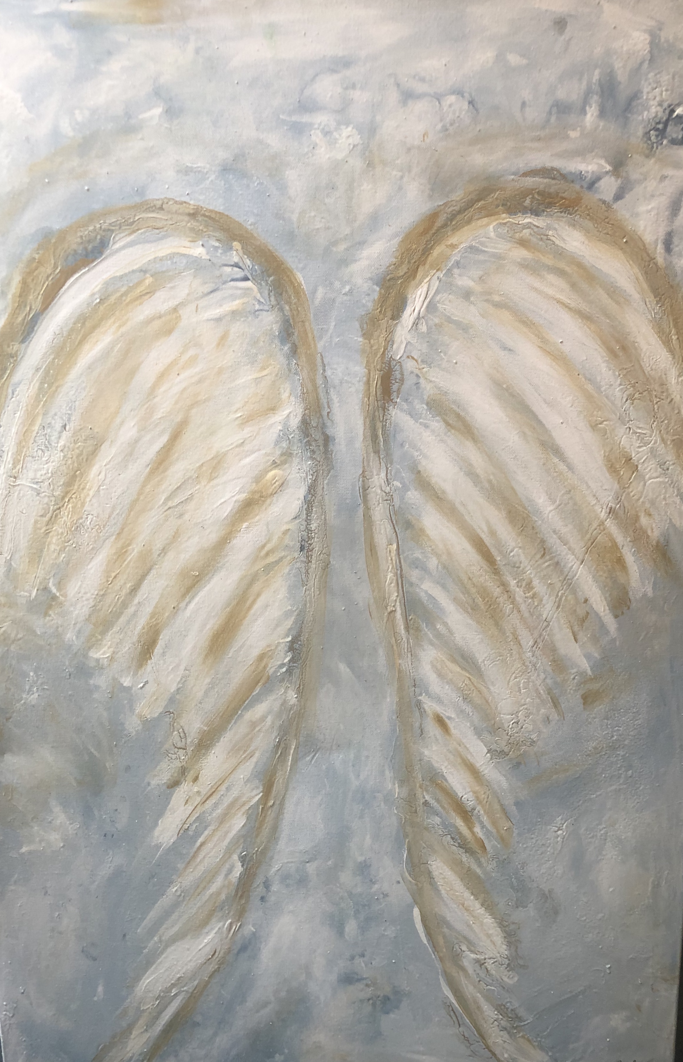 Heavenly Soaring 36” x 24” x 1.5” acrylic on canvas $725 Available