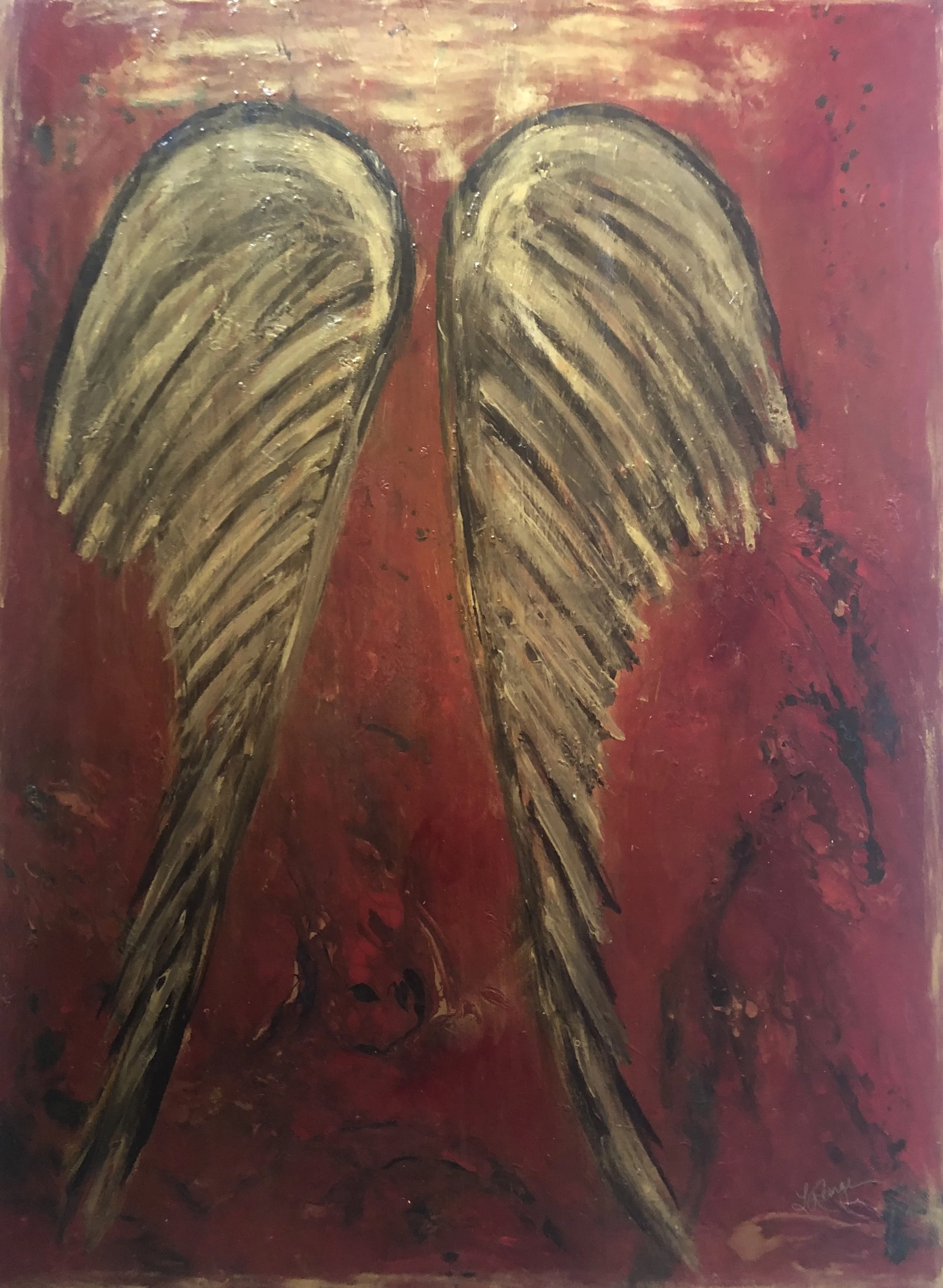 Another Bell Just Rang 48” x 36” x 1.5” acrylic on canvas $1,550 Available
