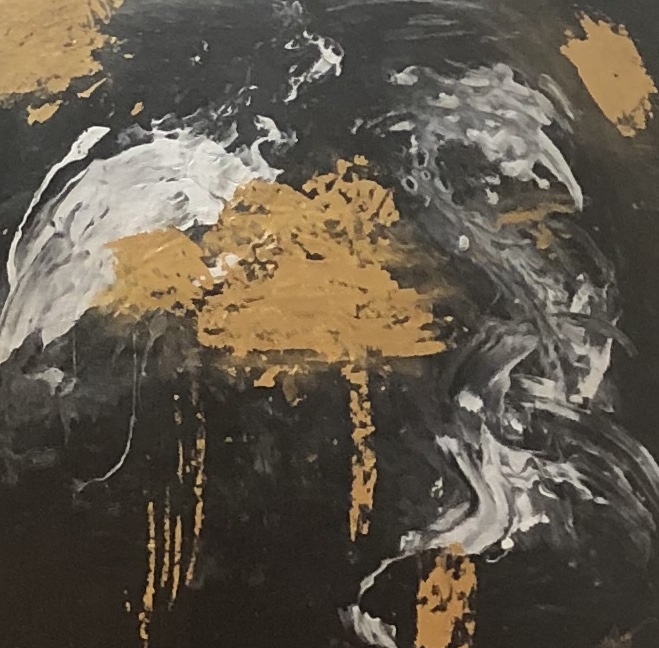 Nothing Is Ever Really Black and White 36” x 36” x 1.5” acrylic on canvas $1,100 Available