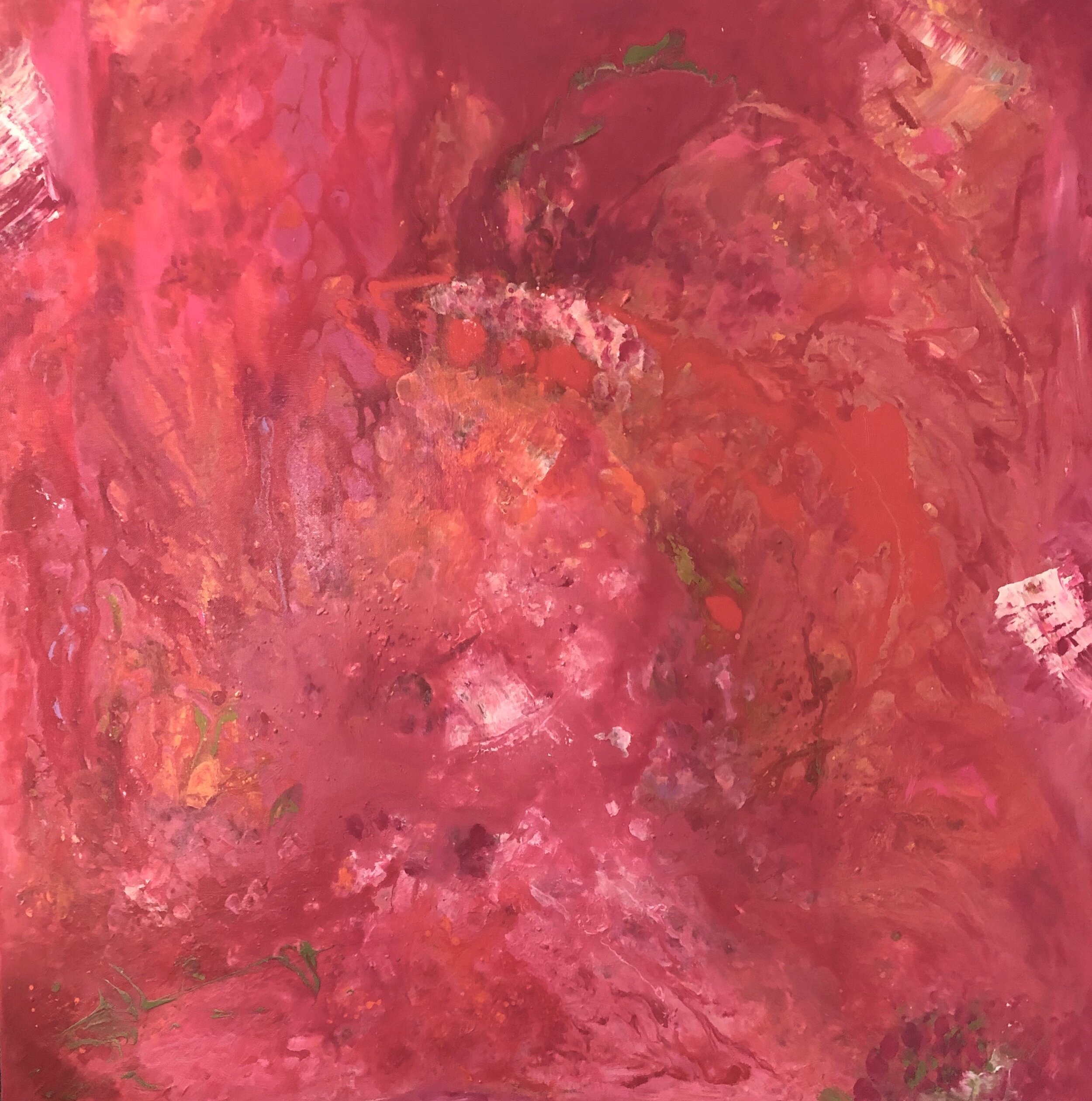 Hot Pink Rendezvous 36" x 36" $2,200