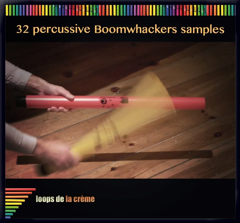 32 percussive Boomwhackers samples — loops de la crème