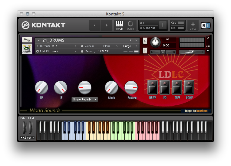 Boomwhackers drum samples