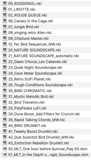 SONGBIRD VIRTUOSO — loops de la crème