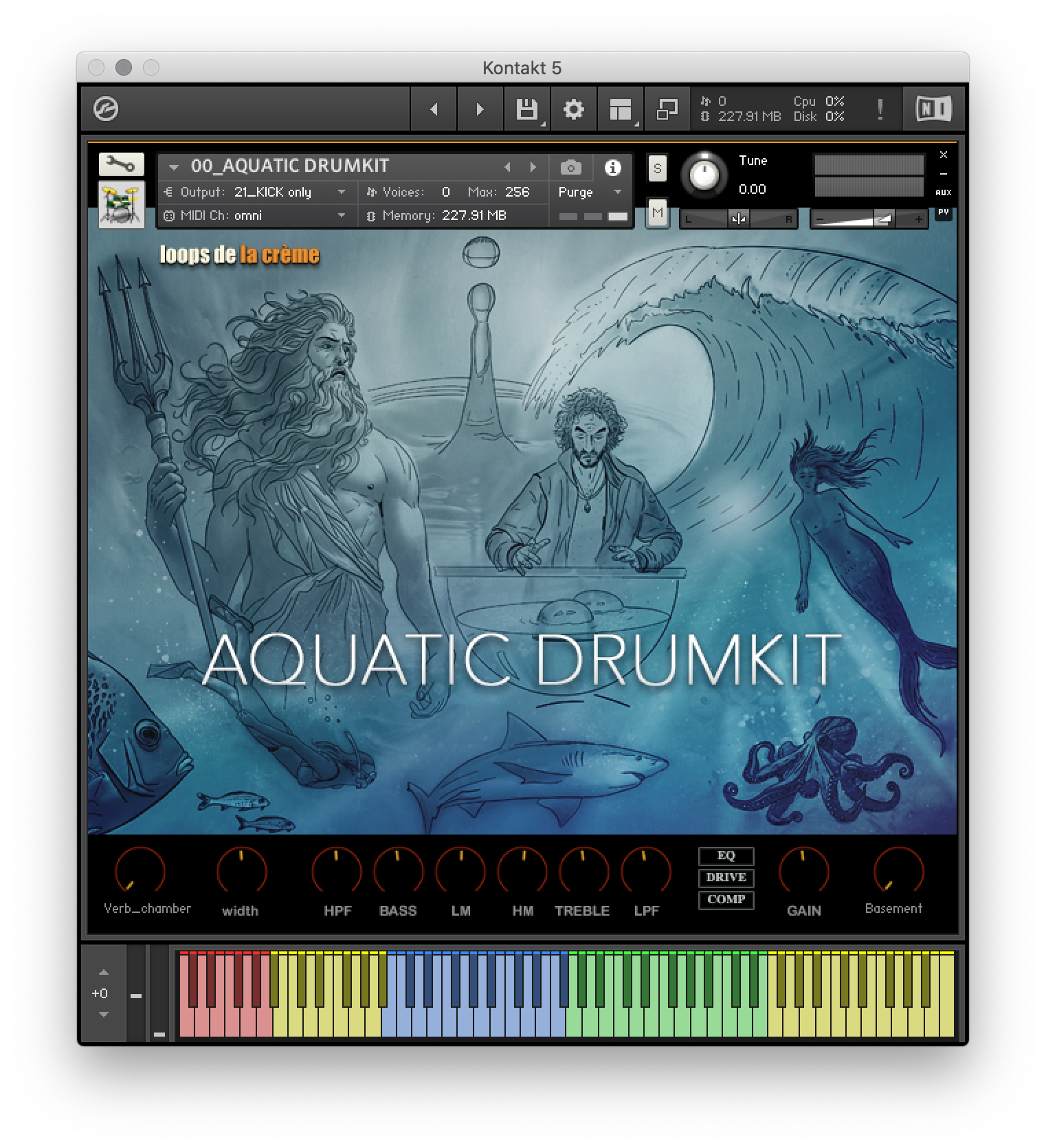 REQ: Loops De La Creme Aquatic Drumkit screenshot