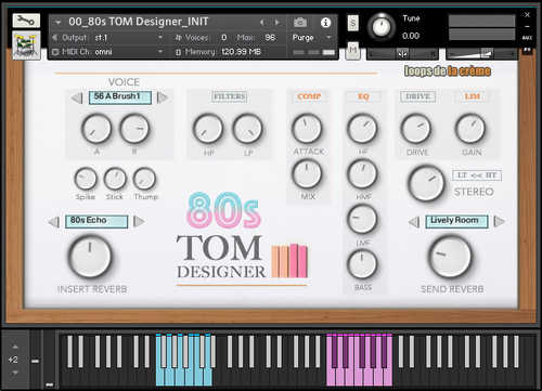 80s TOM DESIGNER — loops de la crème