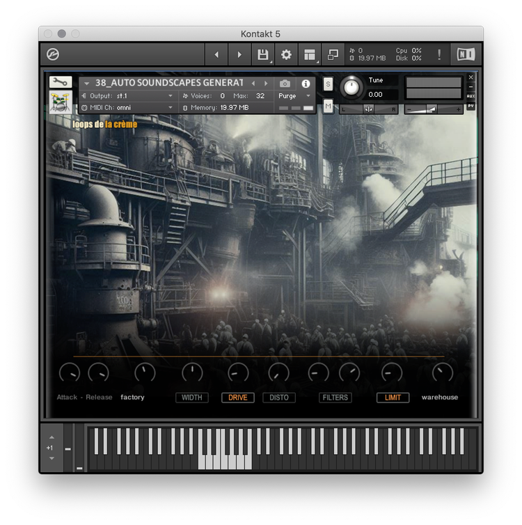 INDUSTRIAL DRUMKIT — loops de la crème
