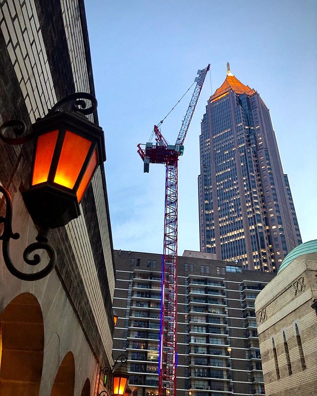 From the Fox during AIA BSG, a peek from the terrace. #weloveatl #atlanta #foxtheatreatl #aiaatl #aiaatlanta #egyptianballroom