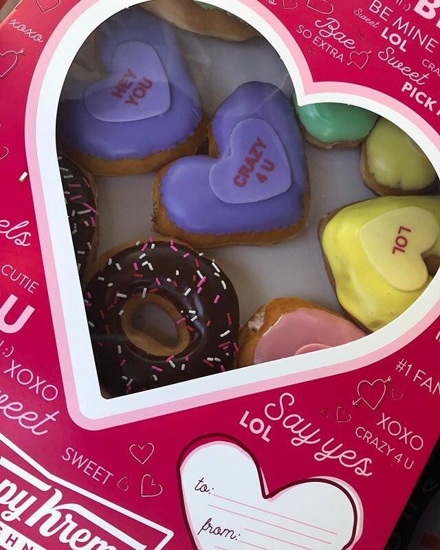 Customer Appreciation!!!
Krispy Kreme says it all!
#happyvalentinesday #happyvalentinesday❤️ #krispykreme #donuts #closers #iloveatl