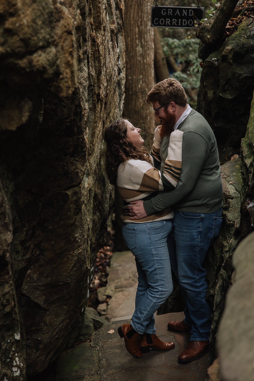 Rock City Engagement Session Chattanooga Wedding Photographer