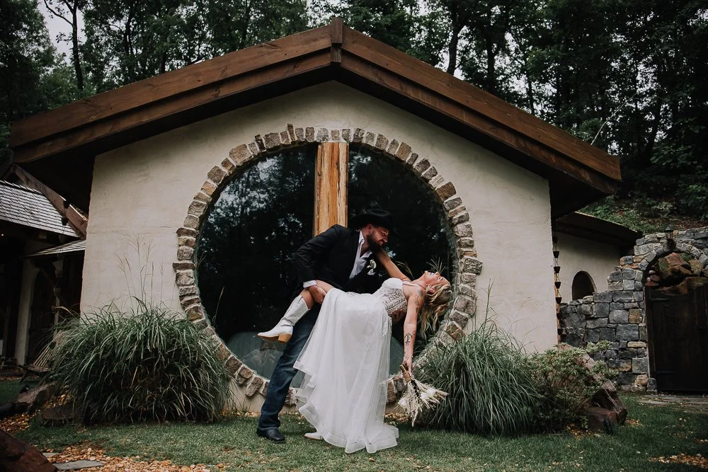 Amy + Harry Elopement at Selah Ridge Treesort in Ringgold, GA