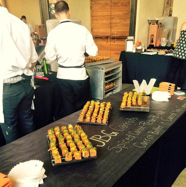 Serving Johnson's Backyard Garden Carrots at SFC Farm-to-Plate, May 2015