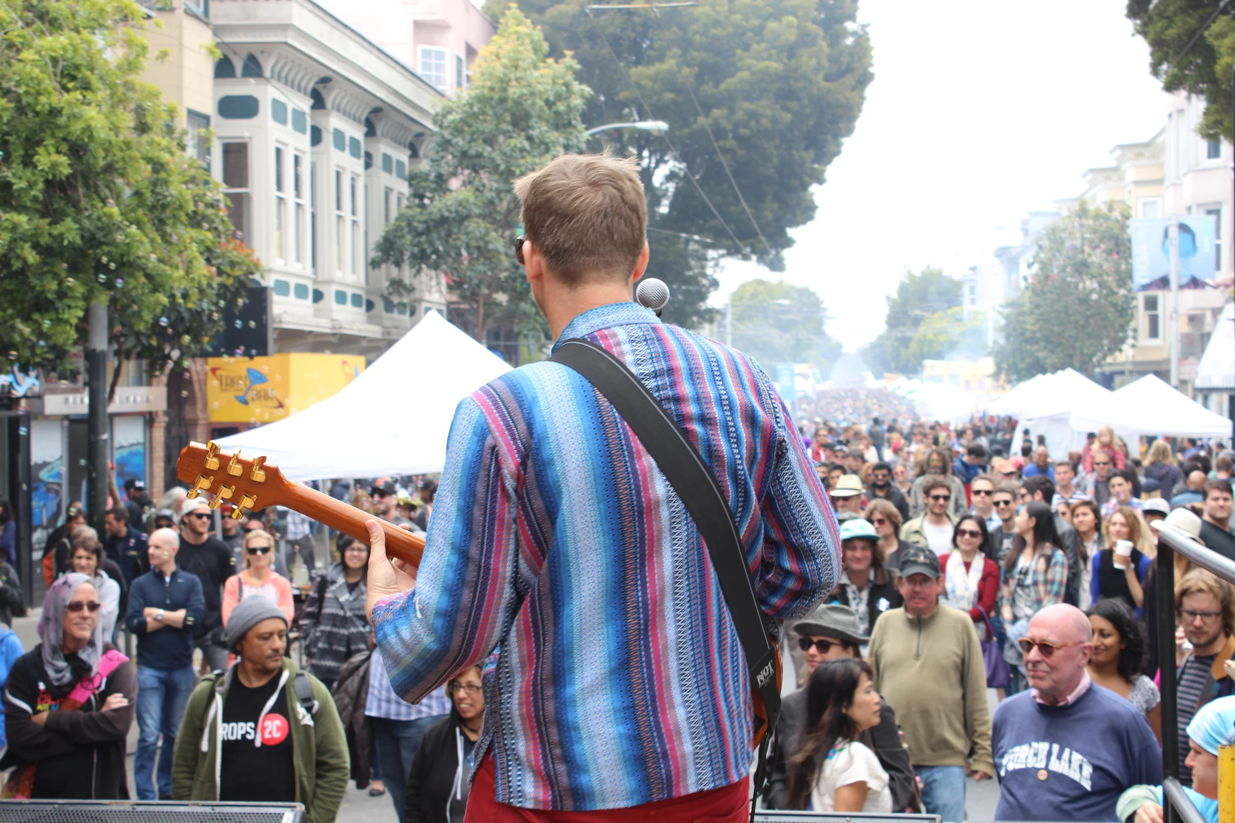 Performing with the Wyatt Act at the Haight St Fair