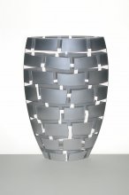 'Silver Wall' Vase 12" $110 