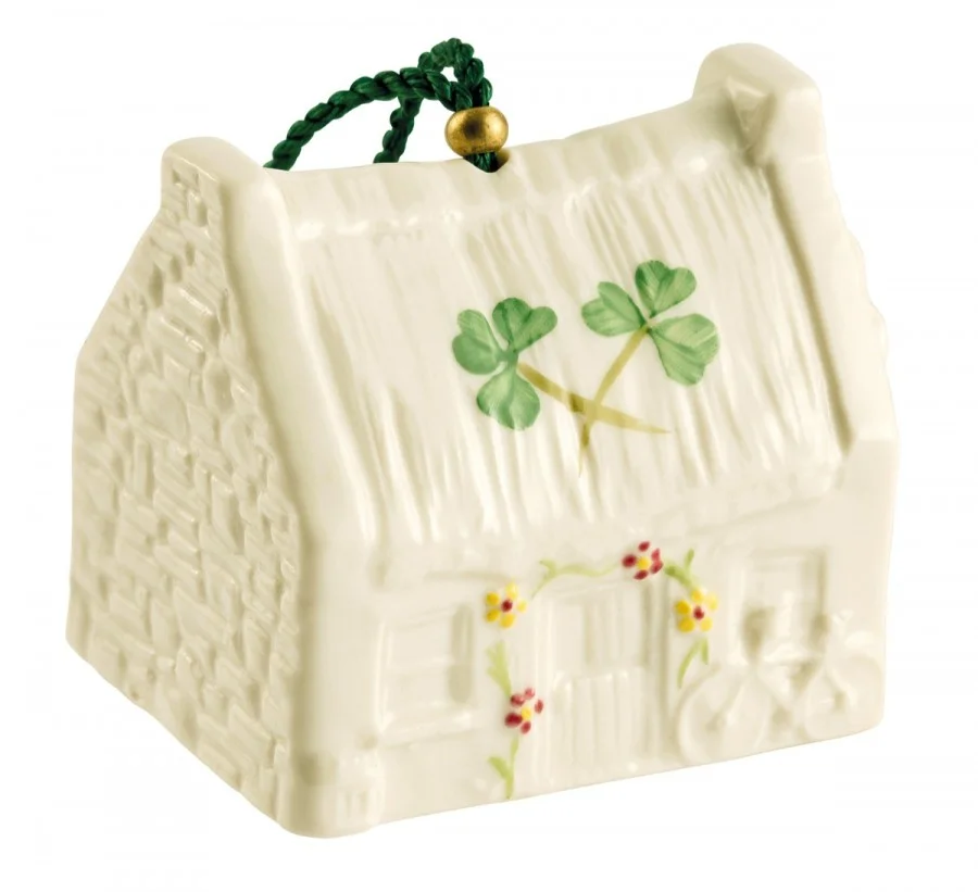 Belleek 2014 | Claddagh Cottage Bell 4233 - Fine Parian China | $35.00 Made in Ireland 