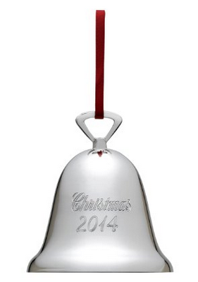 Reed and Barton | 2014 Christmas Bell 329/314 -Silver-Plated | $25.00 | Made in the USA