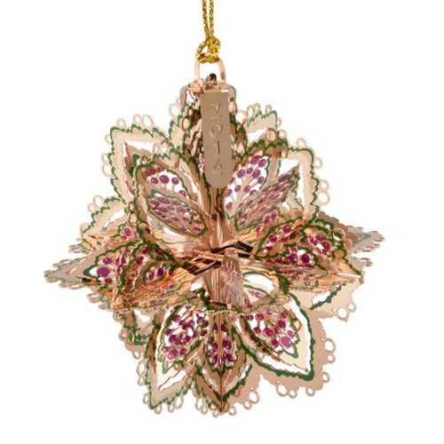 ChemArt 2014 | Annual Snowflake 53119 - 24k Gold Plated | $40.00 Made in the USA