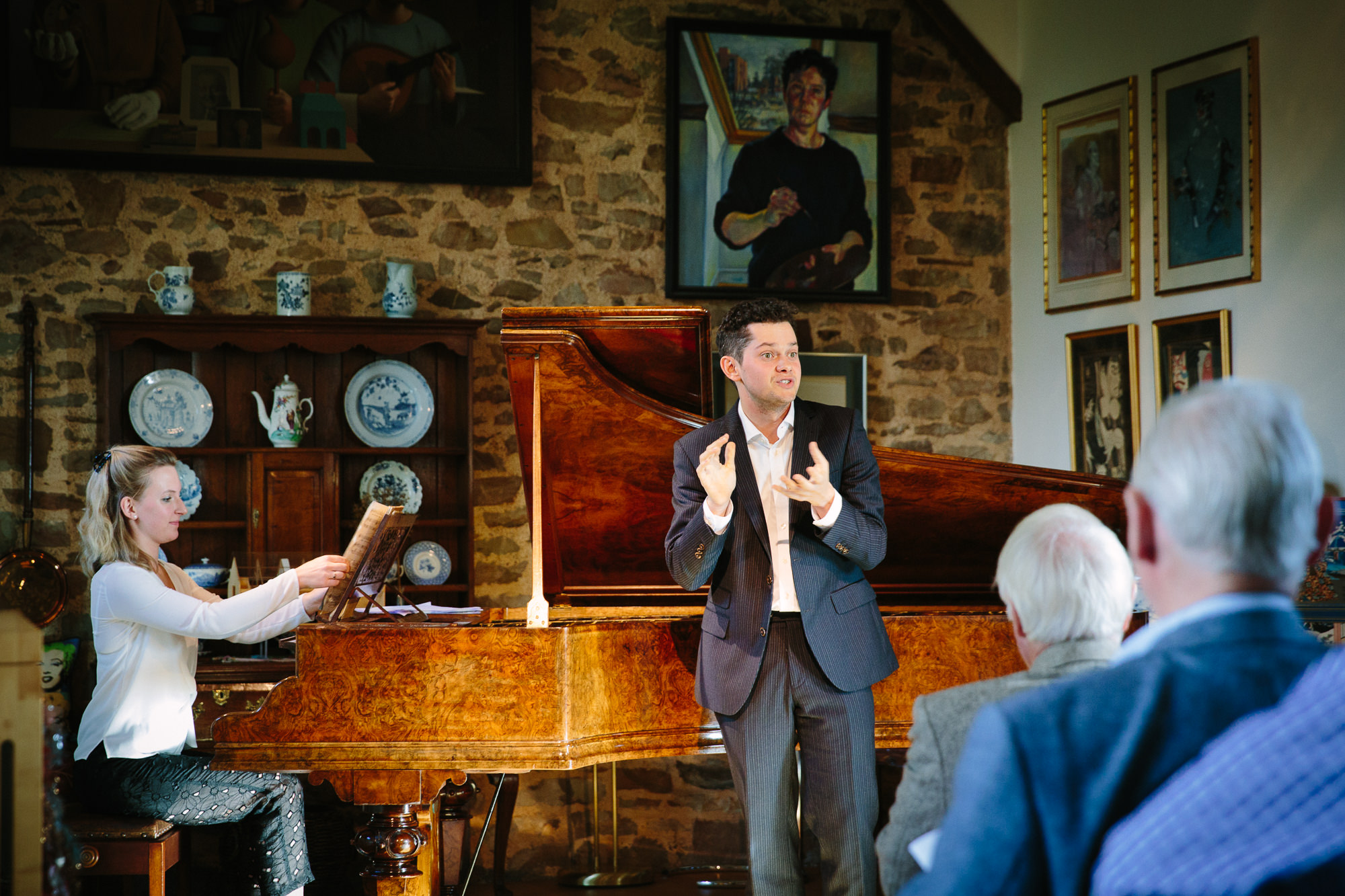 Recital at the invitation of Sarah Walker CBE (October, 2016 - Music at Cheffings) James Way, tenor & Natalie Burch, piano