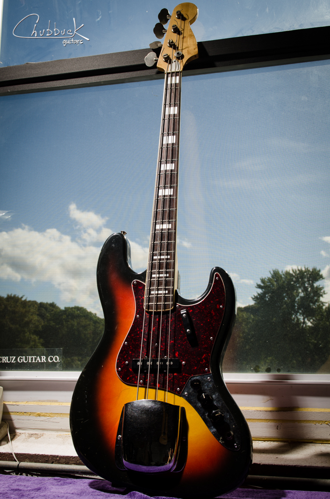 Vintage Japanese Jazz Bass copy Chubbuck Guitars making