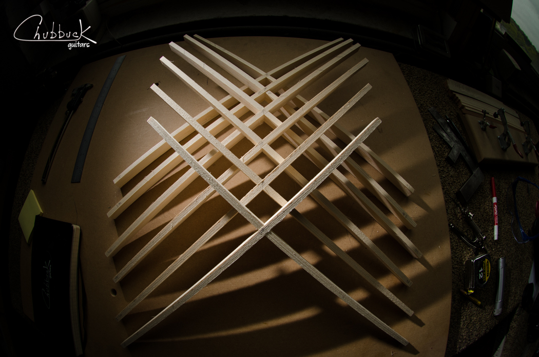 Brace stock :: finishing up&nbsp; a run of red spruce x braces.