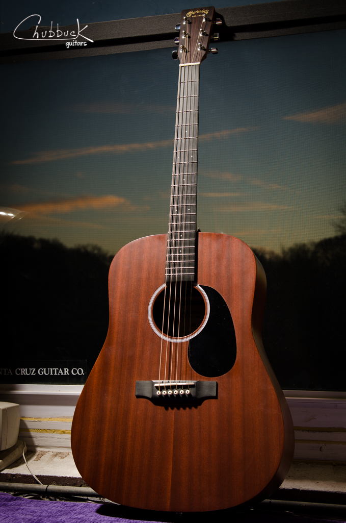 2012 Martin DRS1 new bone saddle Chubbuck Guitars making