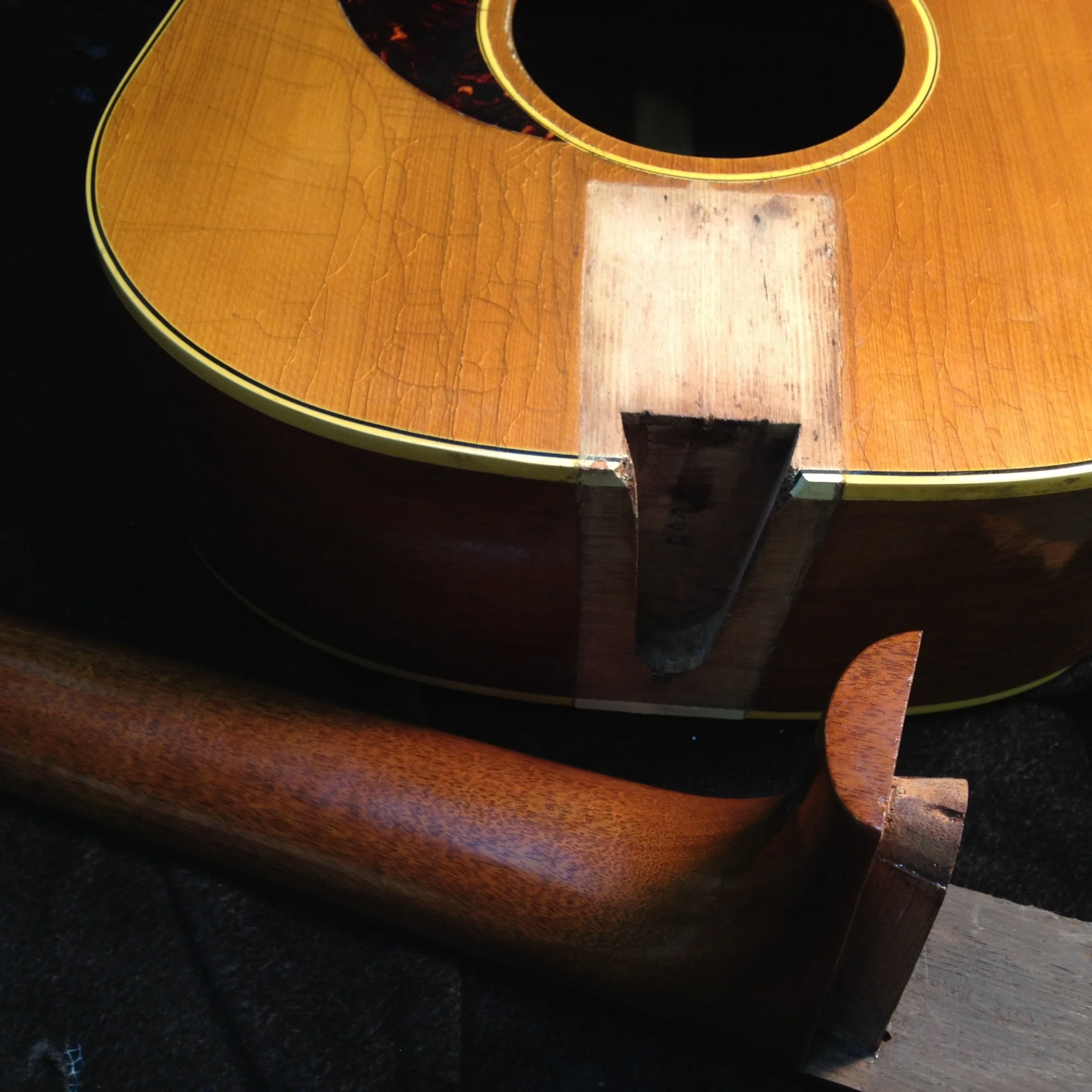 1954 Gibson J-50 neck reset