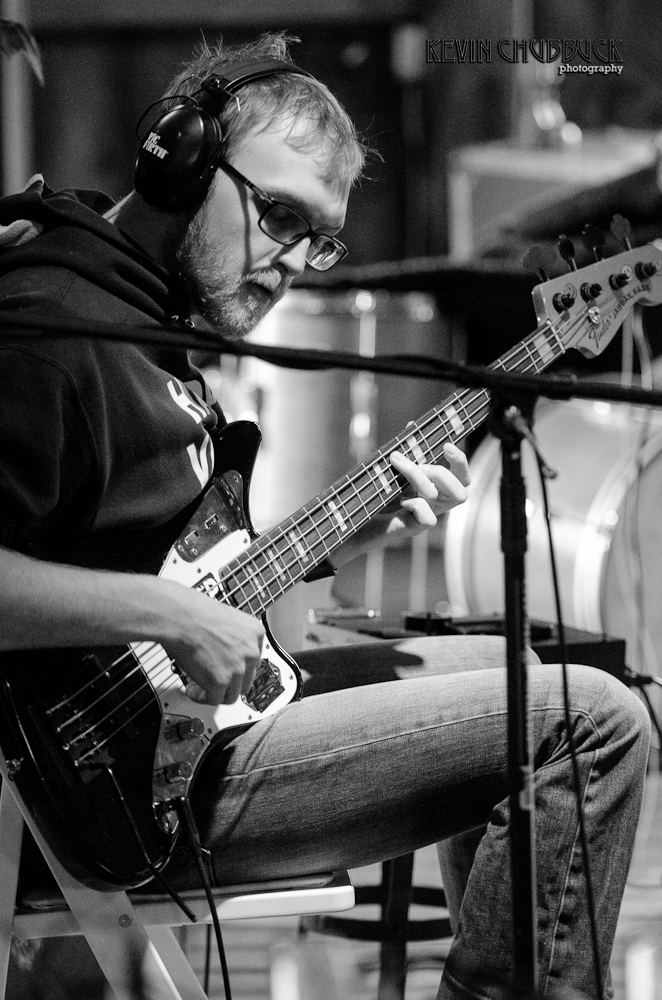 Chuck laying it down with the Jag’s new setup