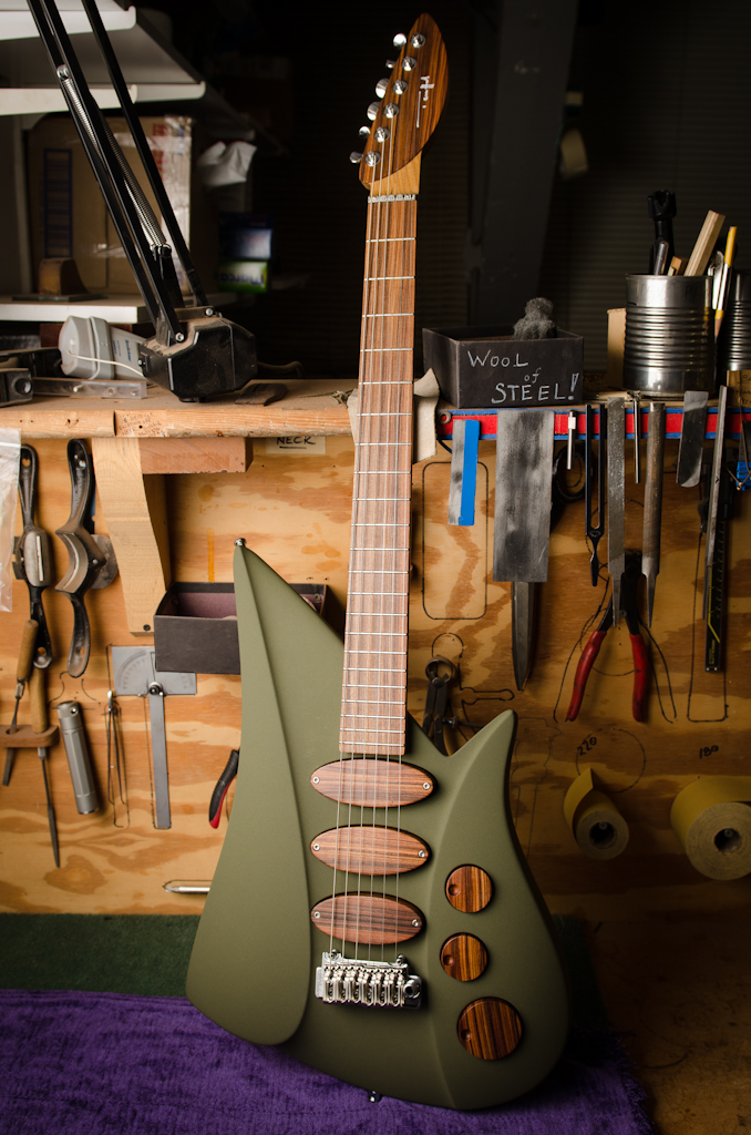 Back in business. The bridge pickup is swapped out and the neck is cosmetically clean again.